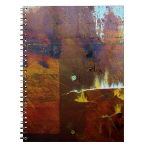 Brown grunge style notebook