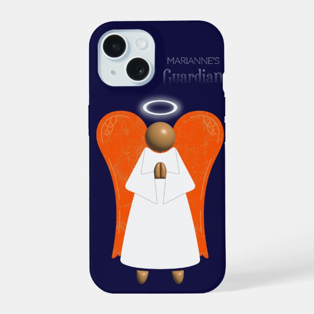 Brown Guardian Angel  Iphone Case (Back)