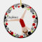 Brown Hair Gymnast Red, Black & Green Personalized