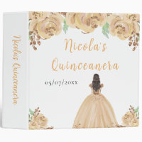 Brown Hair Princess Peach Quinceanera Photo Album