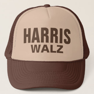Brown Harris Walz Trucker Hat