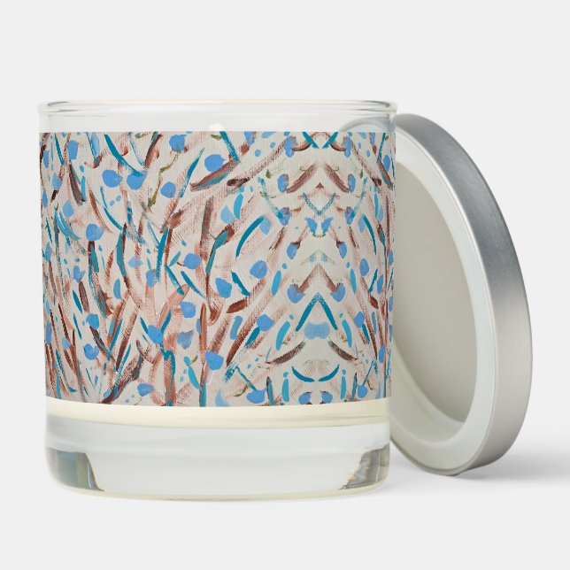 Brown Has The Blues, Vanilla Scented Candle (Lid)