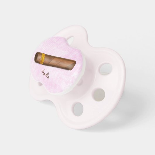 Brown Havana Cigar Pacifier (Front Right)