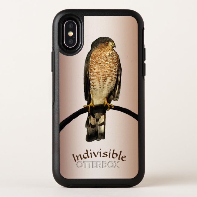 Brown Hawk Indivisible OtterBox iPhone X Case