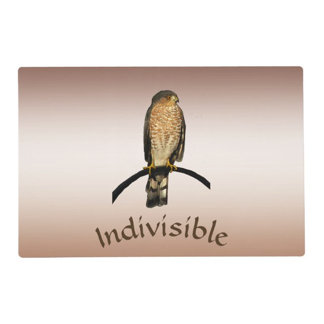 Brown Hawk Indivisible Placemat