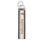 Brown Hawk Indivisible Wrist Keychain (Keys on Top)