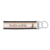 Brown Hawk Indivisible Wrist Keychain (Keys on Right)