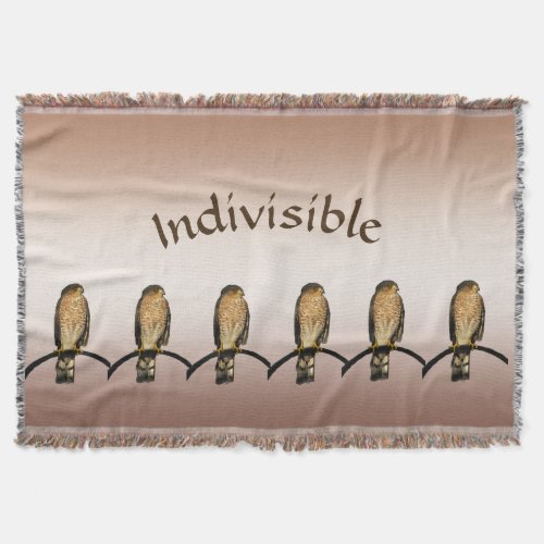 Brown Hawks Indivisible Throw Blanket