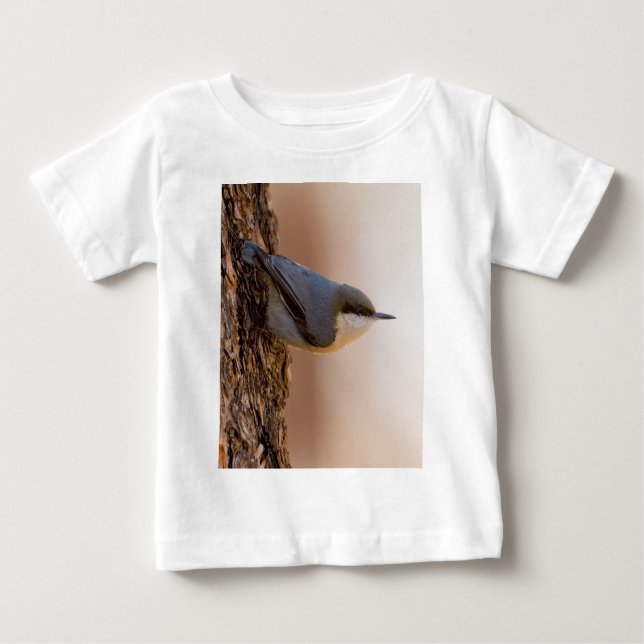 Brown-headed Nuthatch Baby T-Shirt (Front)