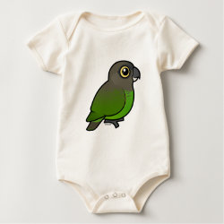 Birdorable Brown-headed Parrot Infant Organic Creeper
