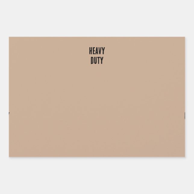 brown heavy duty wrapping paper (Front)