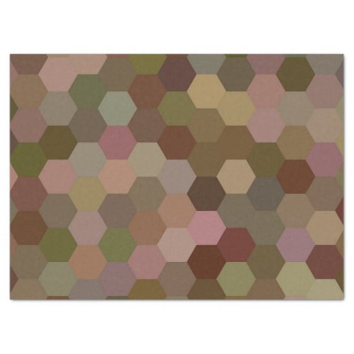 brown honeycomb tissue paper