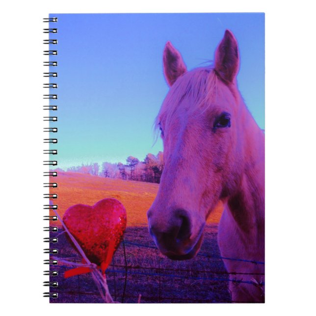 Brown Horse and Red Heart Notebook (Front)