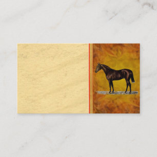 Brown Horse Business Card