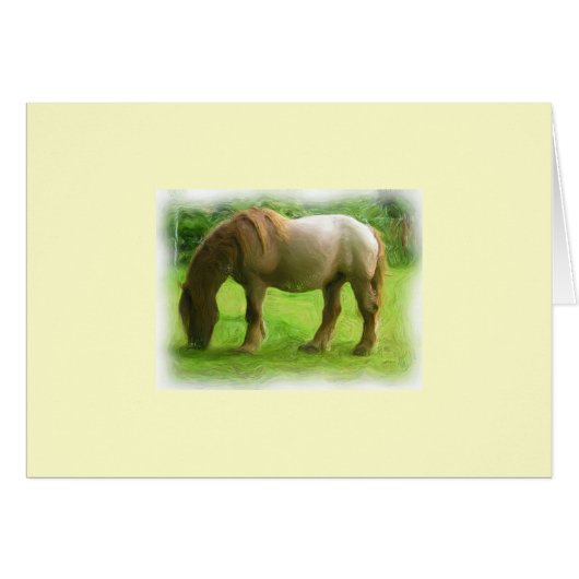 Brown horse cards (Front Horizontal)