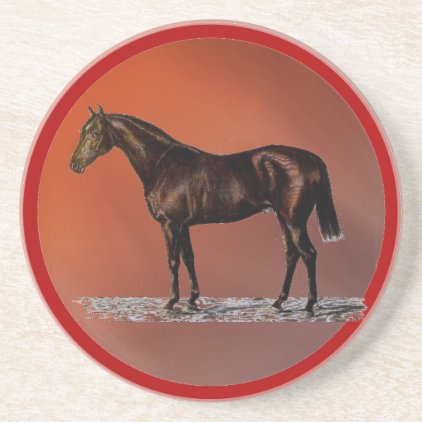 Brown Horse Drink Coaster