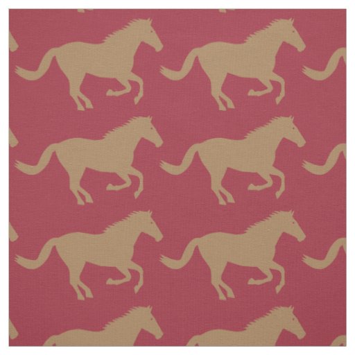 Brown Horse Fabric