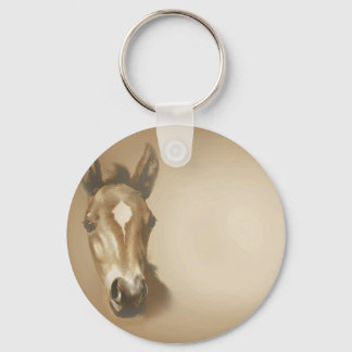 BROWN-HORSE KEYCHAIN
