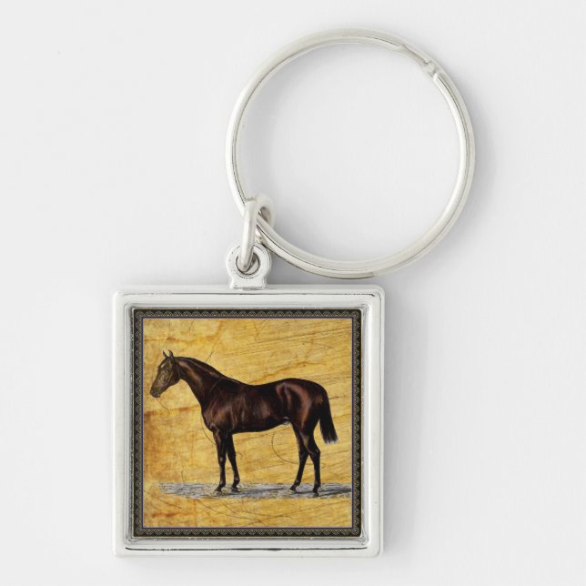 Brown Horse Keychain (Front)
