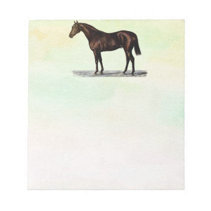 Brown Horse Notepad