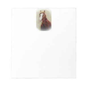 Brown Horse Painting Notepad