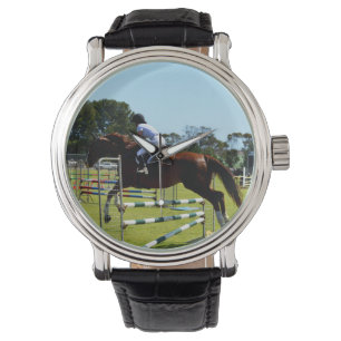 Brown Horse Show Jumping, Watch