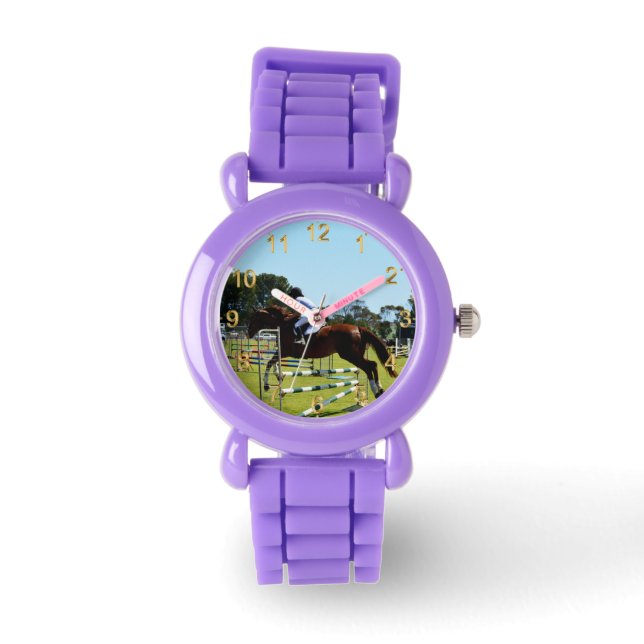 Brown Horse Show Jumping, Watch (Front)
