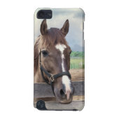 Brown Horse with Bridle Customizable iPod Touch 5G Case (Back)