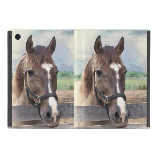 Brown Horse with Bridle Powis iPad Mini Case