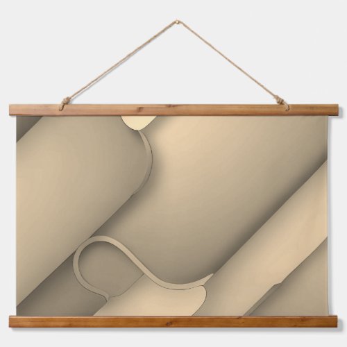 Brown Hues Modern Art  Hanging Tapestry