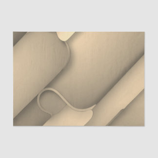 Brown Hues Modern Art  Tissue Paper