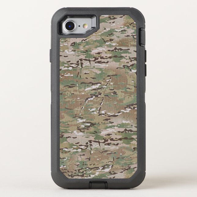 Brown Hunting Camo Pattern Otterbox iPhone Case (Back)
