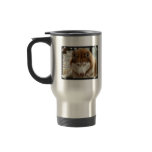 Brown Husky  Travel Mug