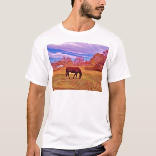  Brown in a dreamy colored field T_Shirt