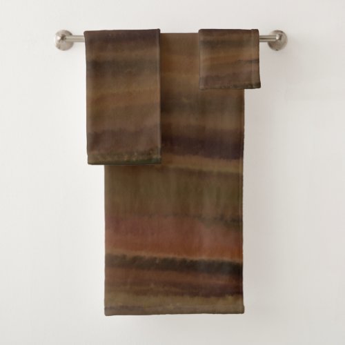 Brown Is My Favorite Color Bath Towel Set