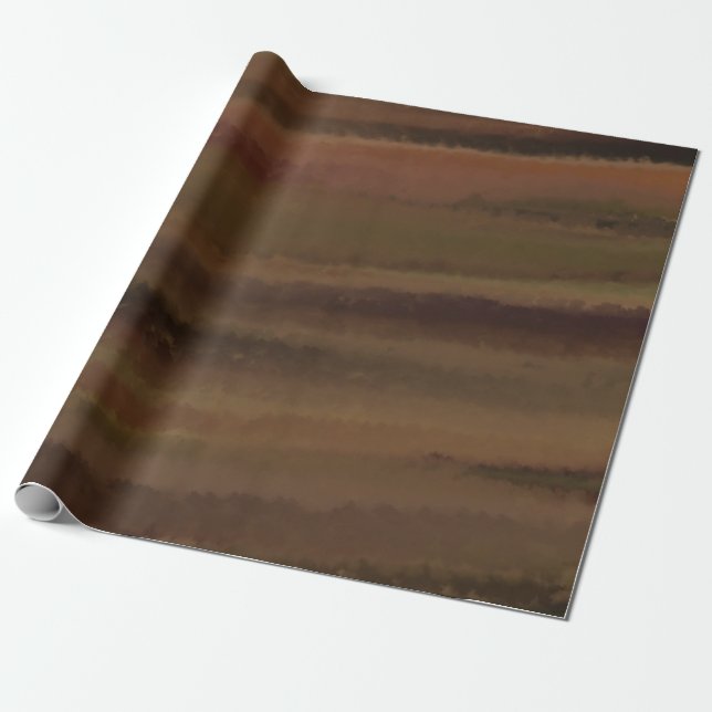 Brown Is My Favorite Color Gift Wrapping Paper (Unrolled)