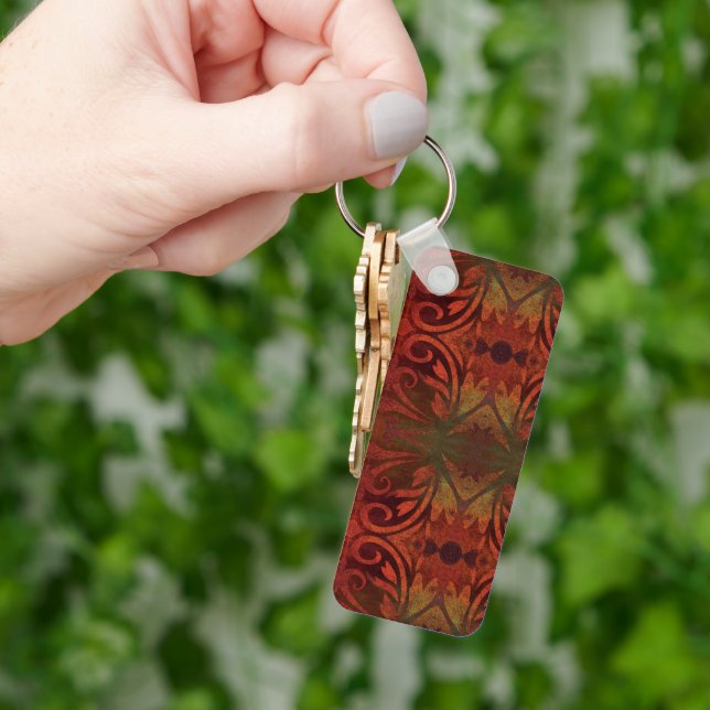 brown keychain (Hand)