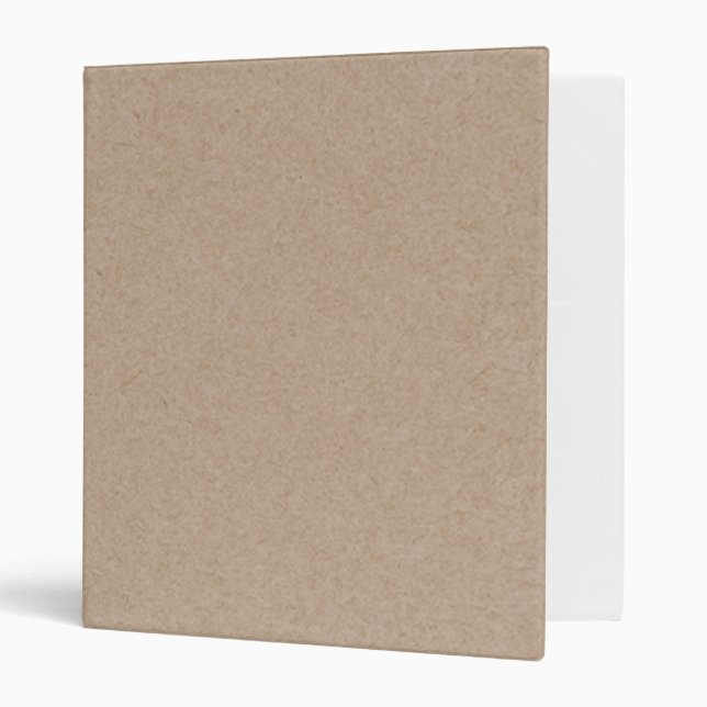 Brown Kraft Paper Background Printed Binder (Front/Inside)