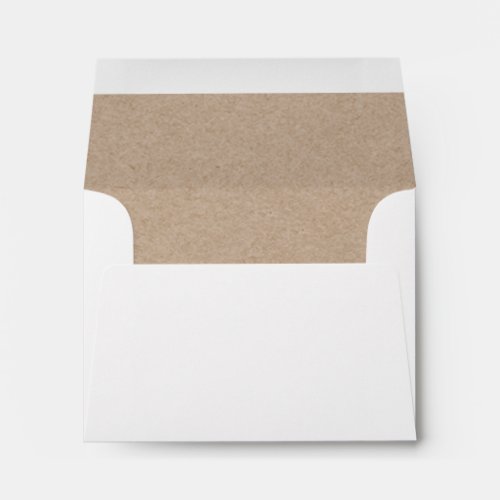 Brown Kraft Paper Background Printed Envelope