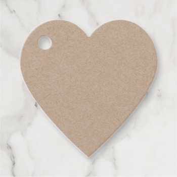 Brown Kraft Paper Background Printed Favor Tags by GraphicsByMimi at Zazzle