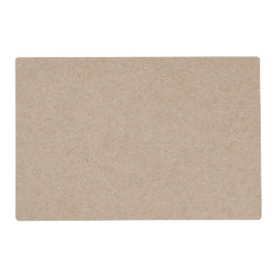Brown Kraft Paper Background Printed Placemat
