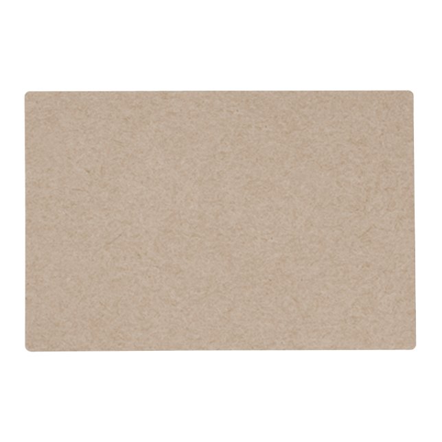 Brown Kraft Paper Background Printed Placemat (Front)