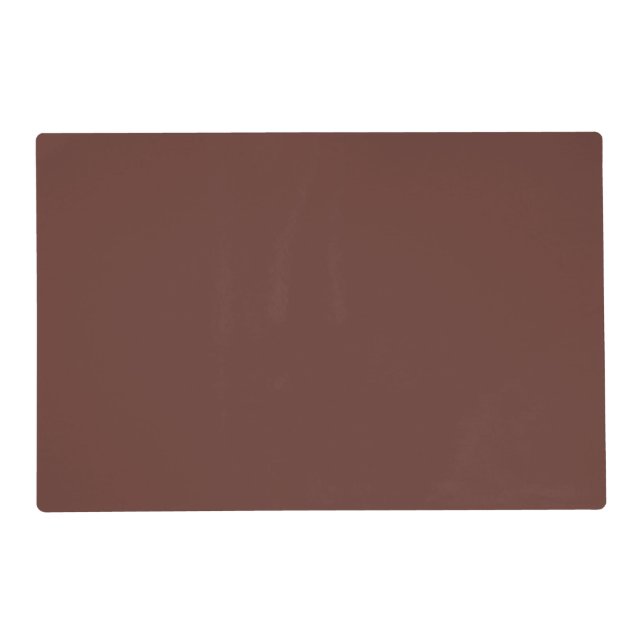Brown Laminated Placemat (Front)