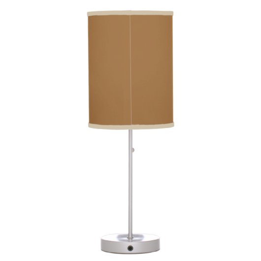 Brown Lamp Shade + White Dachshund (Back)