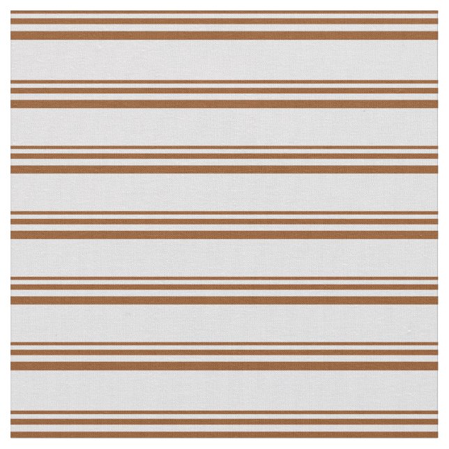 Brown & Lavender Lines/Stripes Pattern Fabric (Close Up)