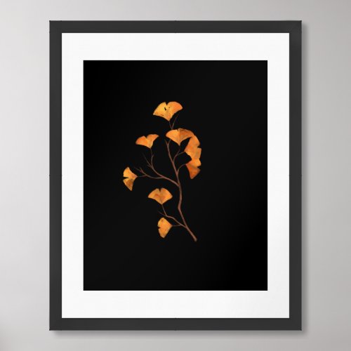brown leaf poster