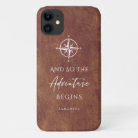  Brown Leather Adventure Personalized