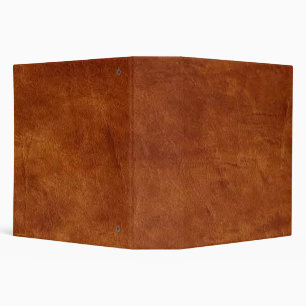 Brown Leather Avery Binder
