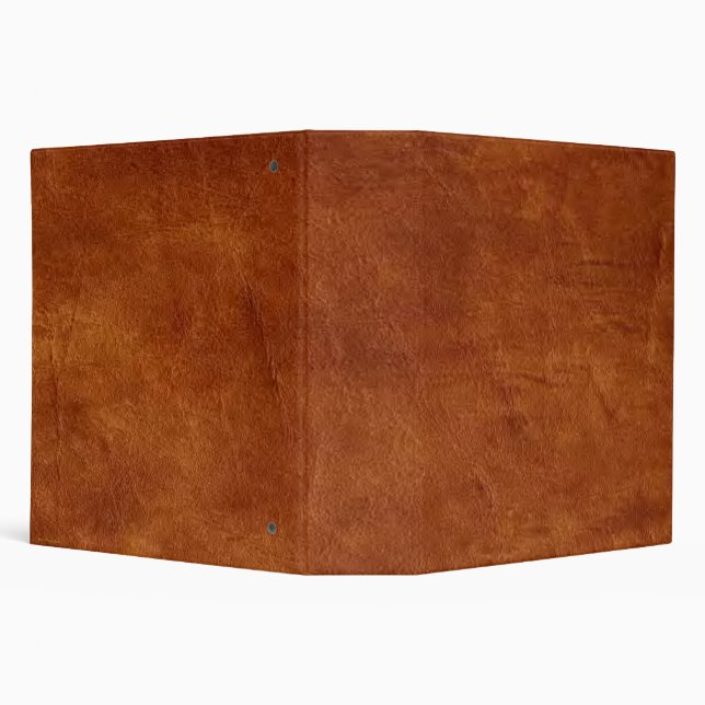 Brown Leather Avery Binder (Background)