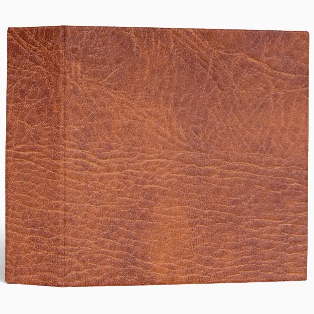 Brown leather binder (Front/Spine)